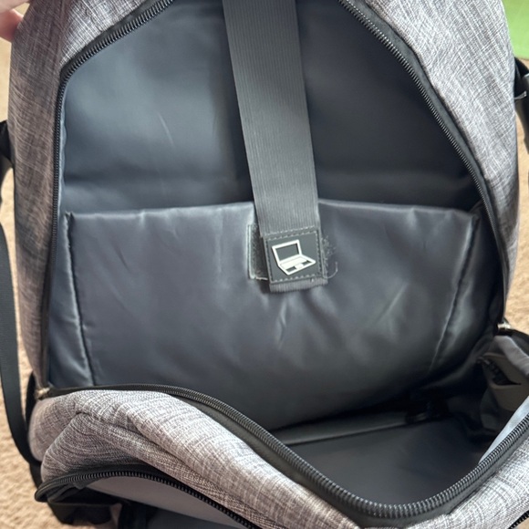 Gray Men's Backpack - Picture 5 of 8